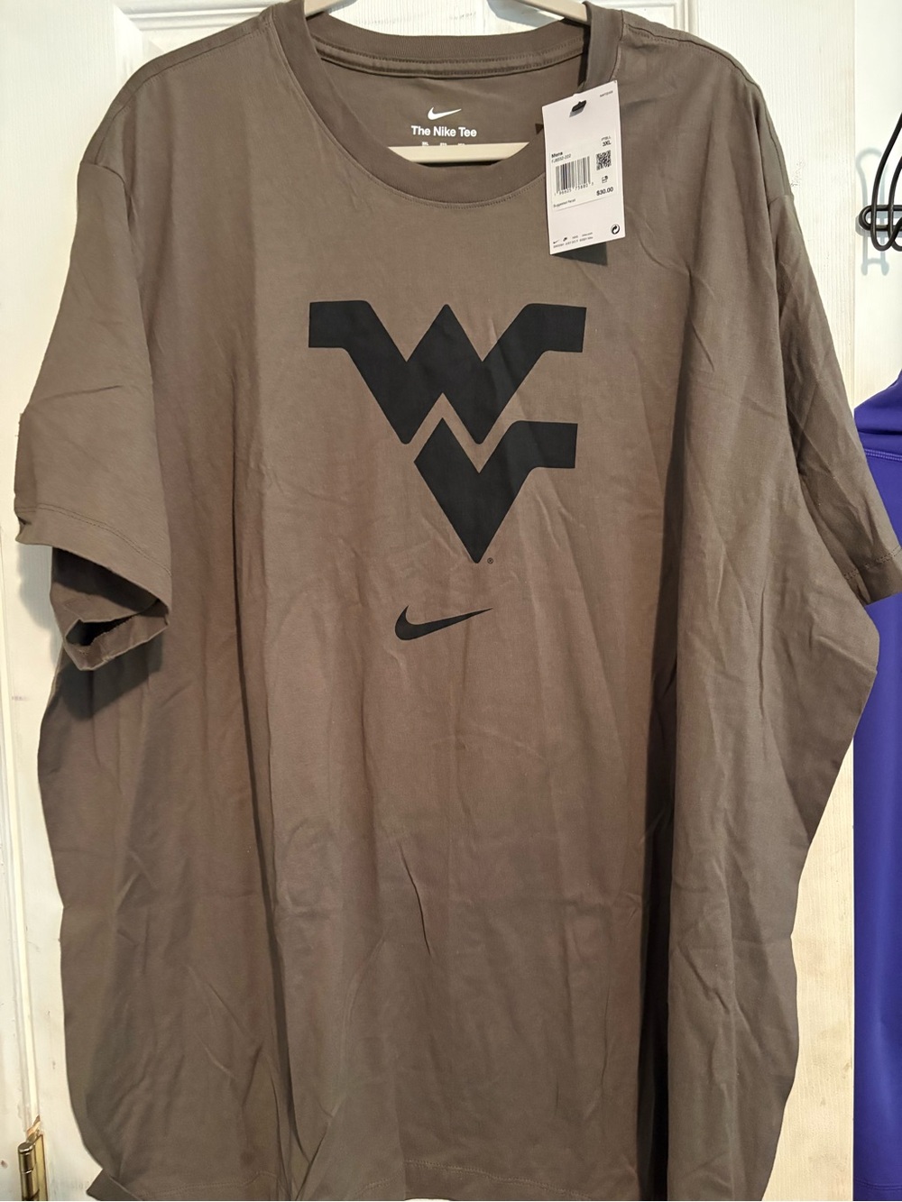 Nike Men’s West Virginia Logo Tee — Taupe